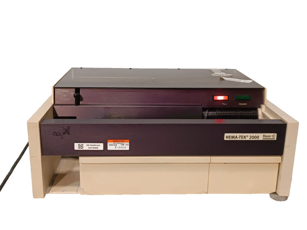 Bayer 4488B Hema-Tek 2000 Slide Stainer, 100-230VAV, 0.75A, 50/60Hz. Made in USA