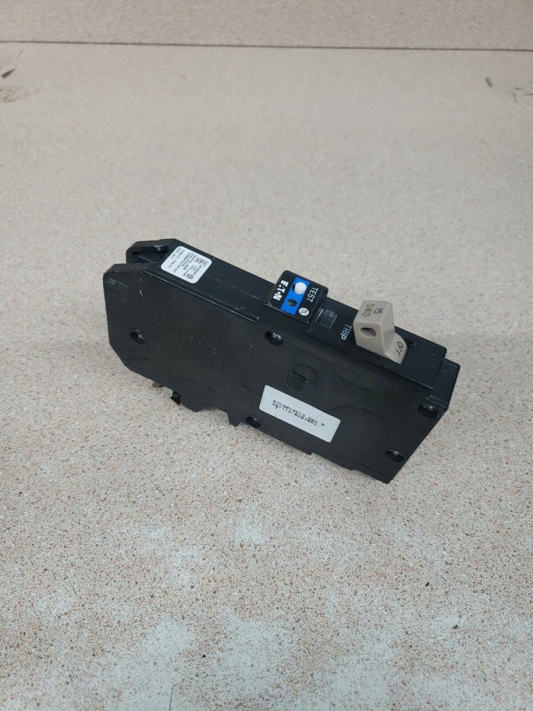 NEW no BOX EATON 15 AMP DUAL PURPOSE AFCI/GFCI CIRCUIT BREAKER 120 VAC CHFP115DF