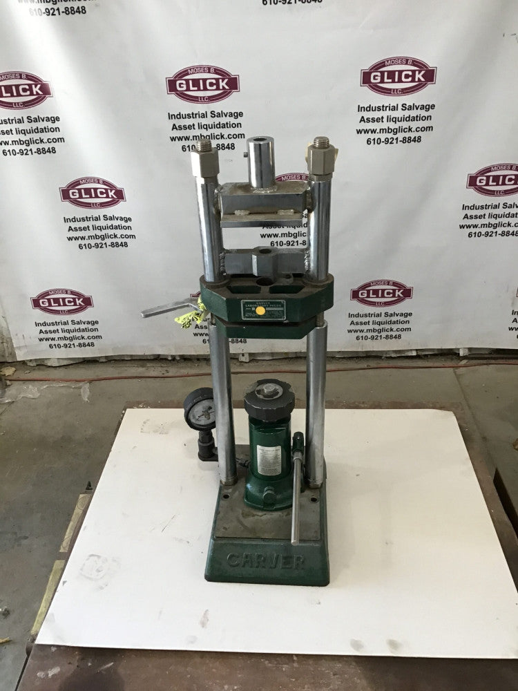 Carver Bench Top Class C 28000-555 Laboratory Hydraulic Press 