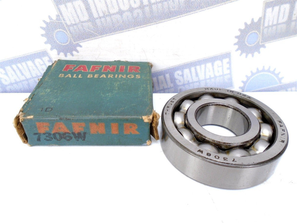 FAFNIR - 7306W - Angular Contact Bearing - 20° Angle - 30mm x 72mm x 19mm (NEW)