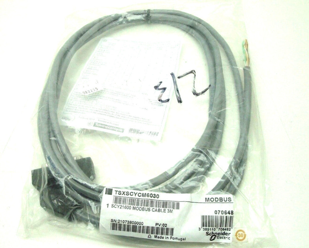 Schneider Telemecanique TSX-SCY-CM6030  Modbus Cable TSXSCYCM6030  SCY21600  NEW