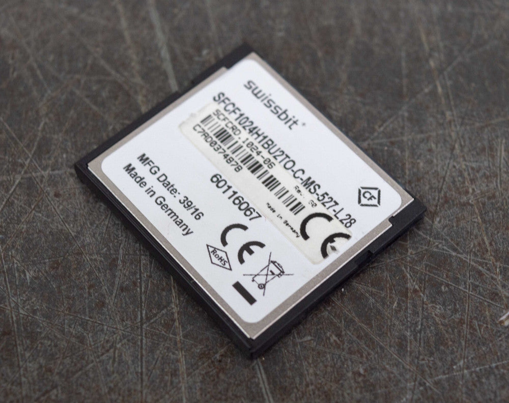 B&R Automation 5CFCRD.1024-06 Rev G0 Swissbit Compact Flash Memory Card