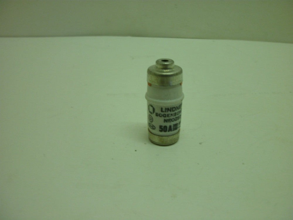 LINDNER BOGENSCHUTZ NEOZED 50A CERAMIC BOTTLE FUSE 380-GL 250-