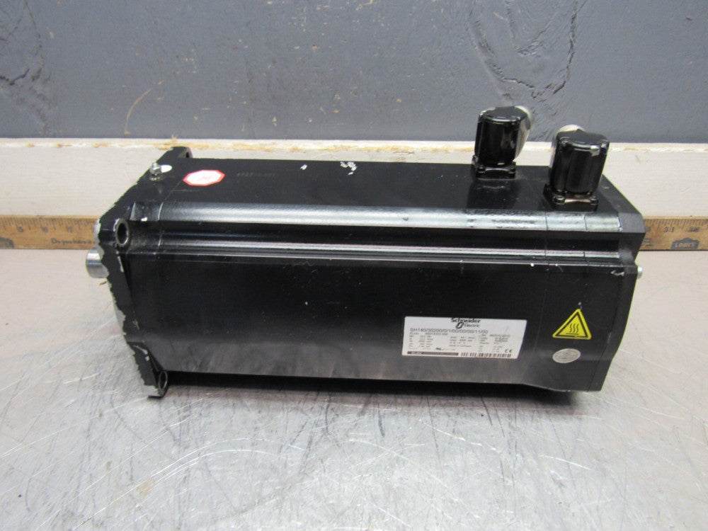 SCHNEIDER 65014202-008 SH140/30200/0/1/00/00/00/11/00 SERVO MOTOR XLNT TAKEOUT !