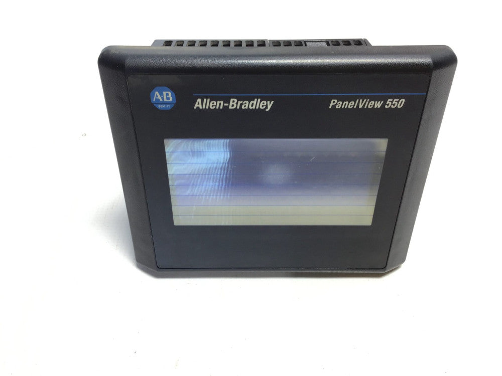 Allen-Bradley 2711-T5A8L1 Panelview 550 Touch Screen Ser B Rev A 24VDC 18W FR...