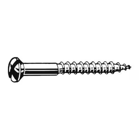 Zoro Select U49250.013.0125 Wood Screw, #6, 1-1/4 In, Plain Brass Oval Head