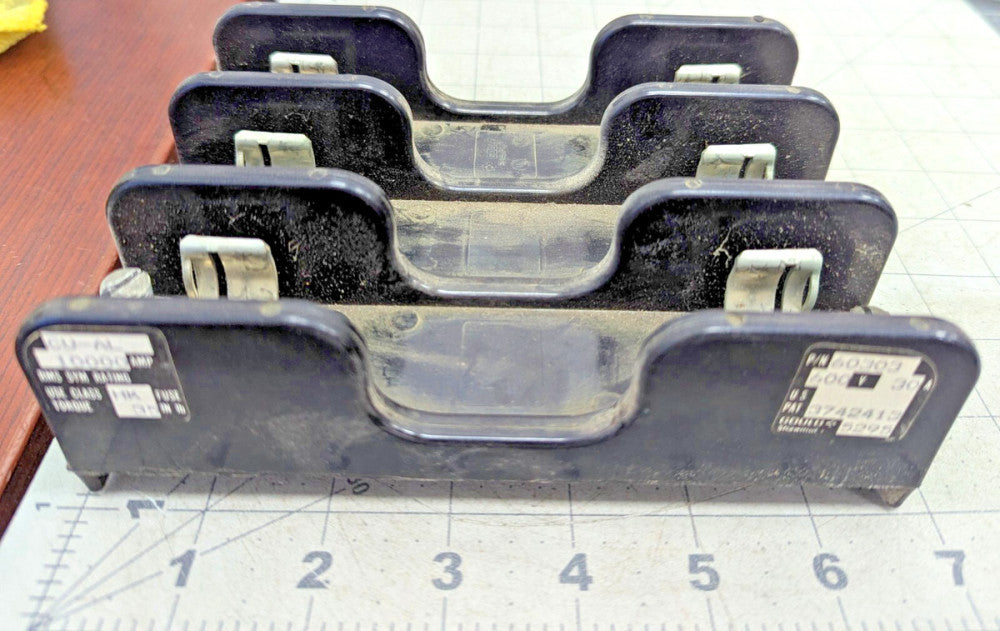 Gould Shawmut Fuse Holder 60303 600V 1000V 30A, Fits 3 Fuses [B8FL]