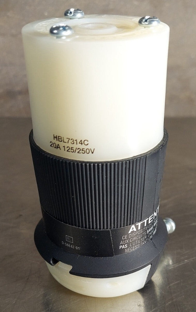 HUBBELL HBL7314C 20A 125V. Twist-Lock Receptacle