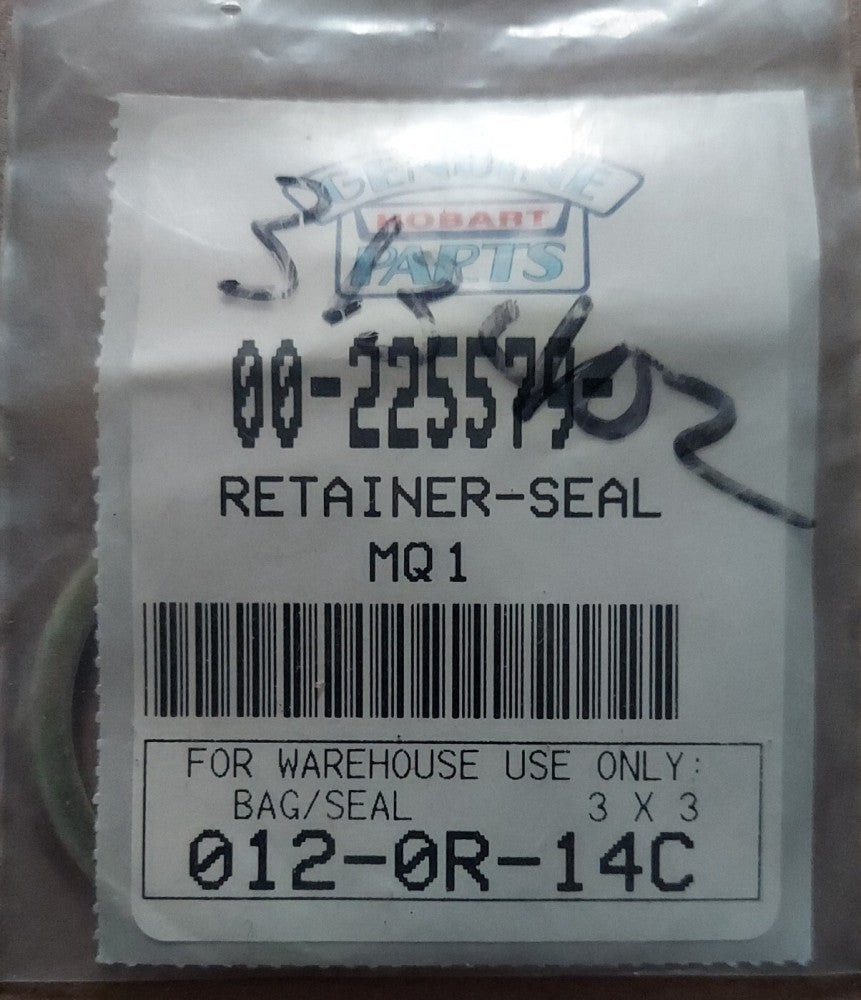 GENUINE HOBART PART 00-225579. Retainer -Seal