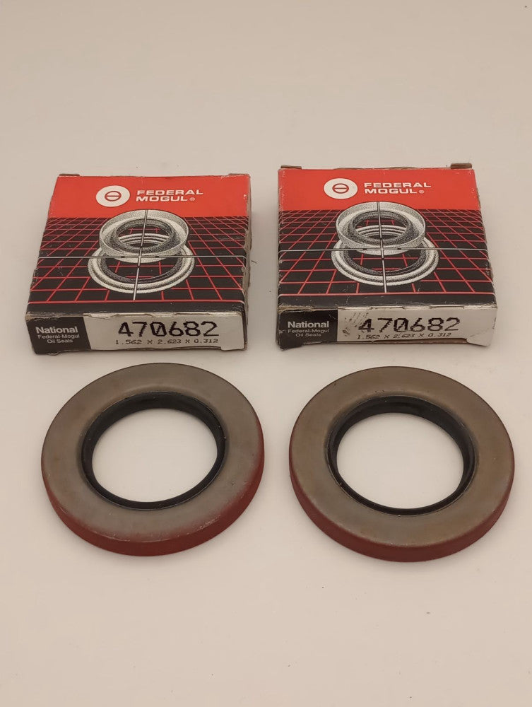 National 470682 Axle Shaft Oil Seal 1.562 ID X 2.623 OD X .312" W (Pack of 2)