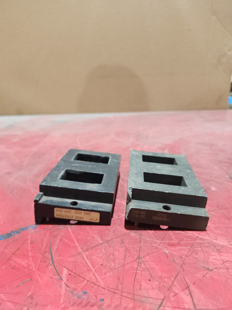 USED LOT OF 2 CUTLER HAMMER MAGNETIC COIL 505C633G12
