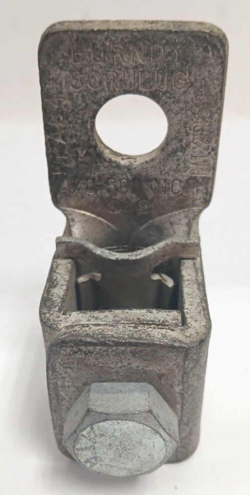BURNDY SCRULUG KPA34 COPPER ONE HOLE TERMINAL LUG 4/0 MCM 500 KCMIL