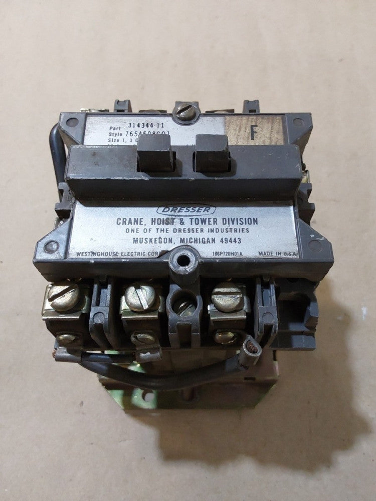 Dresser 314344-11 30AMP 3 CONTACTS Size 1 Contactor 