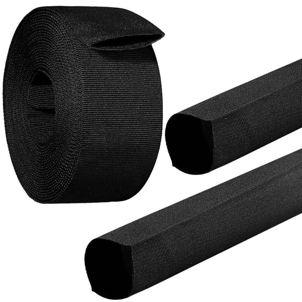 27 FT Nylon Protective Hose Sleeve 1" ID Cable Sleeve Torch Hydraulic Hose Pr...