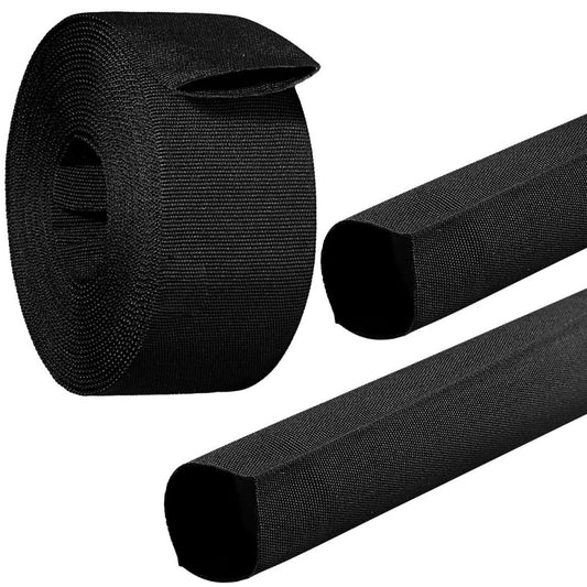 27 FT Nylon Protective Hose Sleeve 1" ID Cable Sleeve Torch Hydraulic Hose Pr...