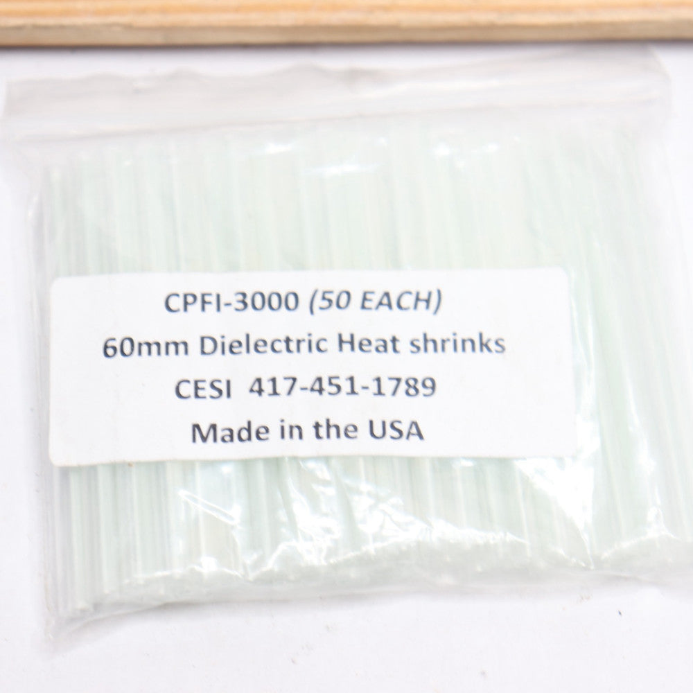 (50-Pk) Cesi Dielectric Heat Shrinks Optical Cable Clear 60mm CPFI-3000