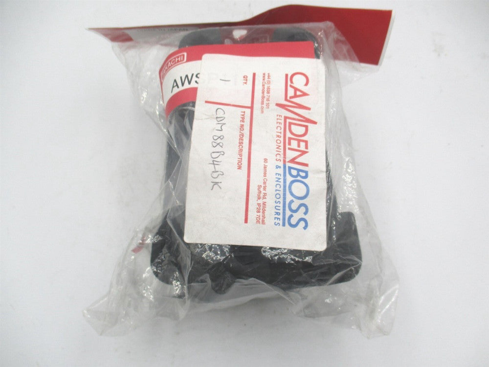Takachi AWSP11-6B Black Silicone Rubber Protective Boot for Enclosures - 2 Pairs