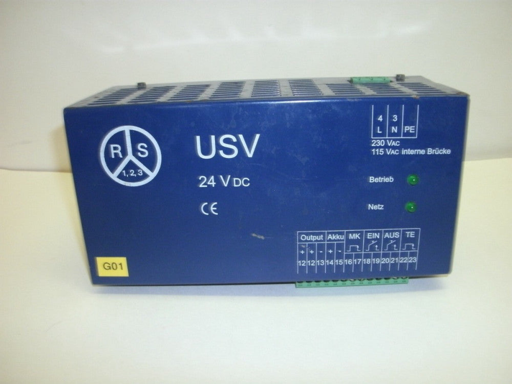 ROBERS & SCHULZ GmbH USV5/26 USV 24 v DC AC 230 DC 26