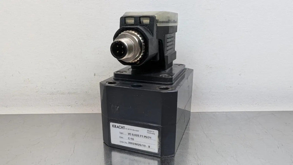 Kracht P.0153120001 Gear Type Flow Meter VC 0,025 F1 PS/71 0.025 B12 GDME HIRSCH