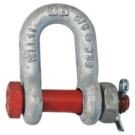 Crosby 1019770 Shackle,5/16" Body Sz,Galvanized