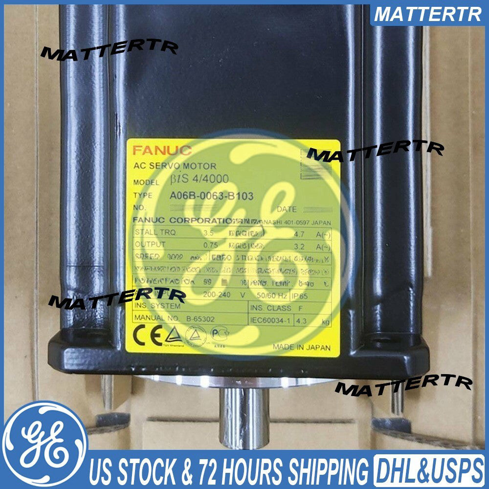 1PCS New Fanuc Servo Motor A06B-0063-B103