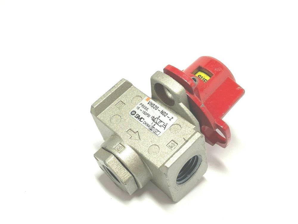 SMC VHS20-N02-Z Lockout Valve 3 Port 1/4" NPT