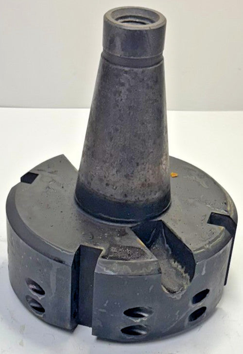 KENNAMETAL 6" FACE MILL 20º INSERT CAT50 HOLDER DEPTH 1/2"