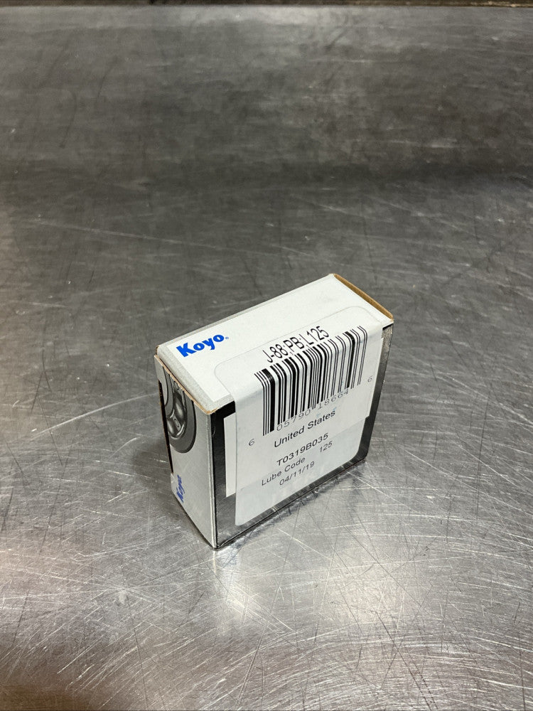 Koyo Bearings J-88;PB;L125 T160120201888, Lube Code 125, NOS