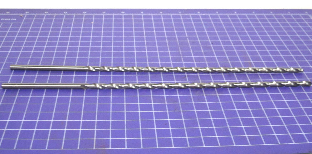 7/32″ x 12" Aircraft Extension Drill Bit HSS 135° Lot of 2