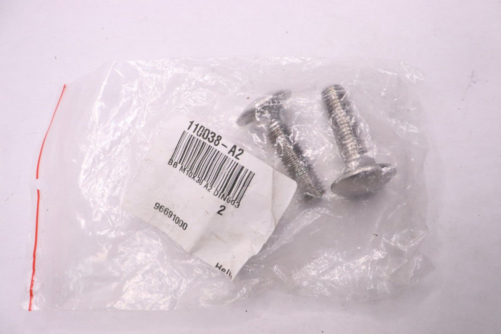 (2-Pk) Bolts BB M10X38 A2 DIN603 110038-A2