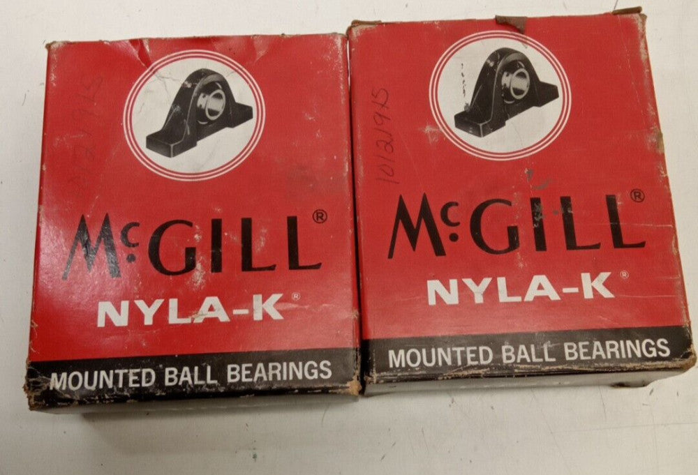 McGill Nyla-K Pillow Block Bearing TBC-25-1 (Lot Of 2)