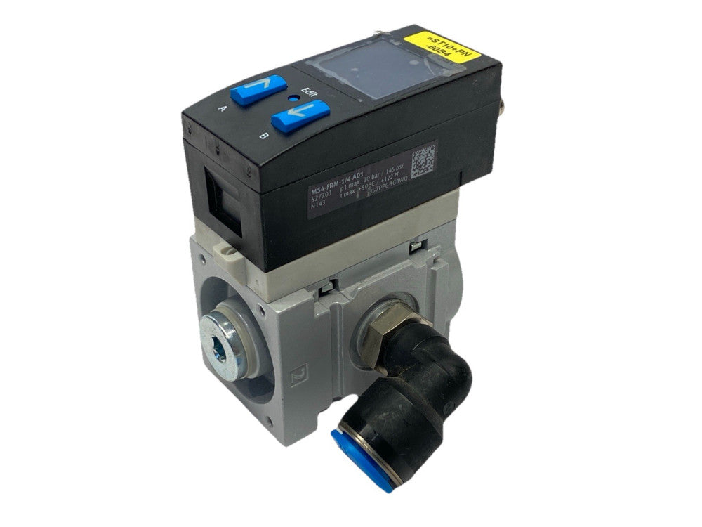 Festo MS4-FRM-1/4-AD1 Branching Module 527703 w/ SDE1-D10-G2-MS-L-P1-M8 Sensor