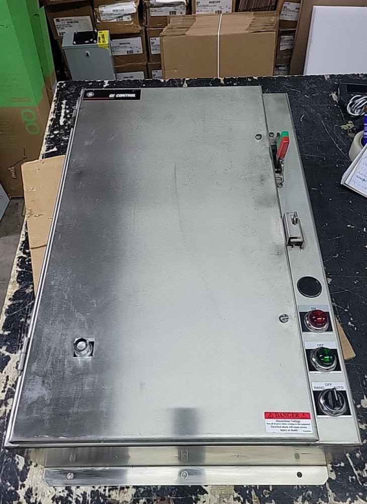 GE Control CR306B402 Type 4X Enclosure Nema Size 0, Max Volts 600 breaker type