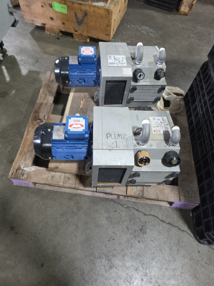 Becker KVT3.80 Rotary Vane Vacuum Pump Motor LOT Of 2 