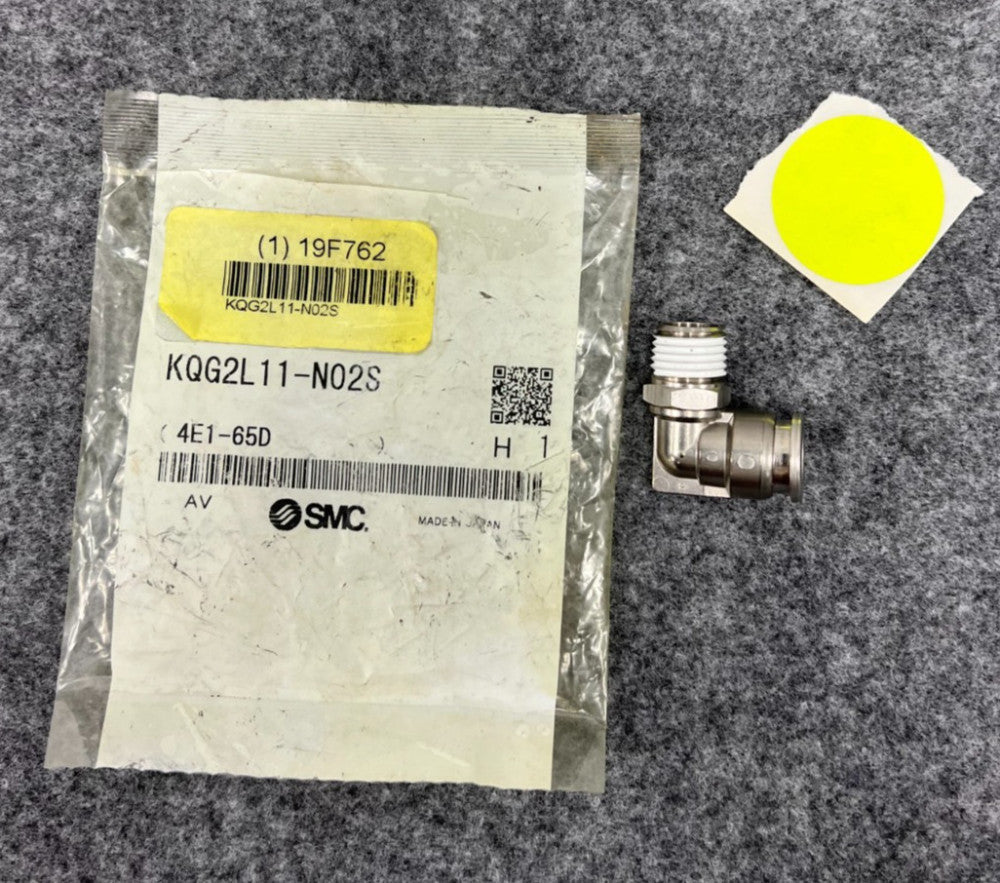 SMC KQG2L11-N02S TUBE X MNPT SS MALE 90DG ELBOW OAL 1"