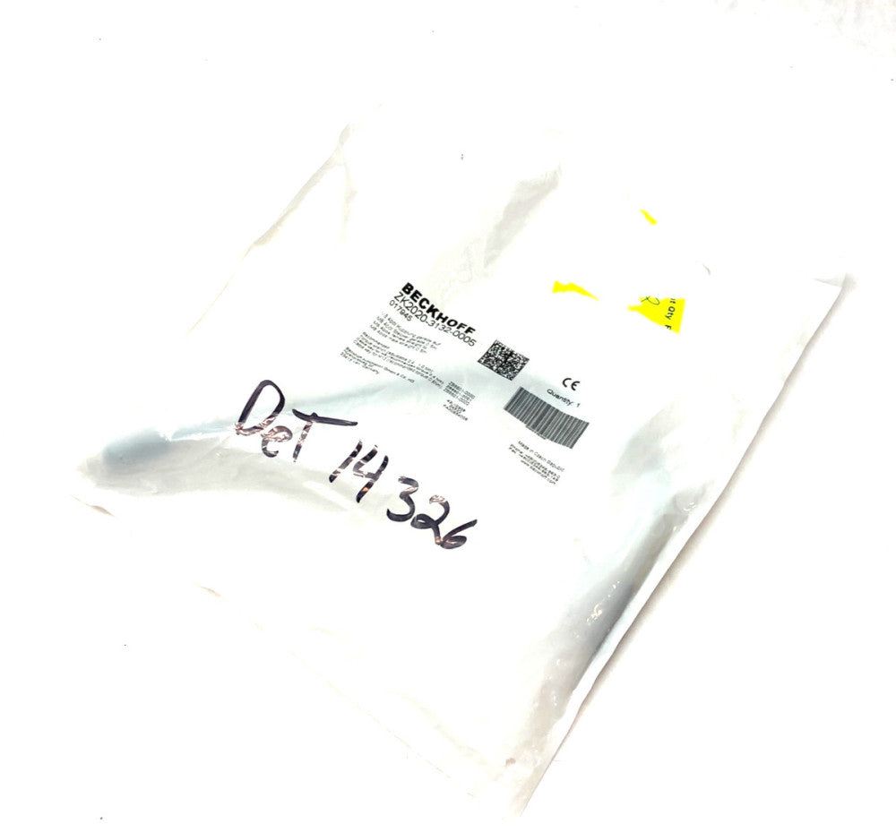 Beckhoff ZK2020-3132-0005 Double Ended Power Cable M8 4-Pos Male to Fem