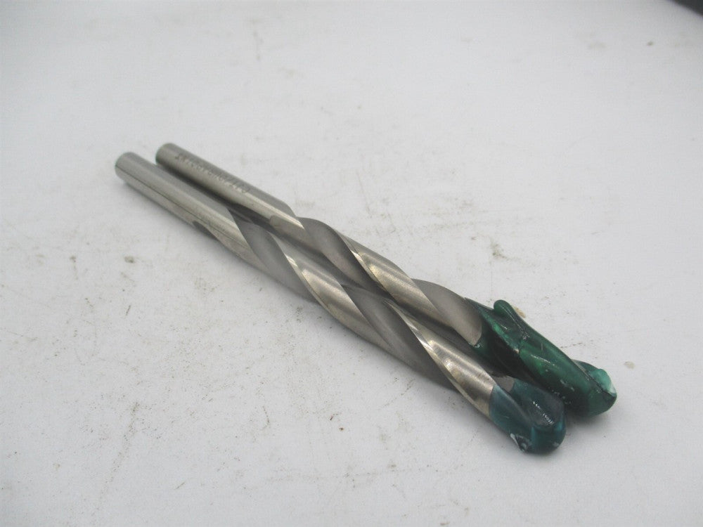Durapoint 12002969 3-3/16 x 4-1/2 Carbide Tipped Jobber Length Drill Bit - Qty 2