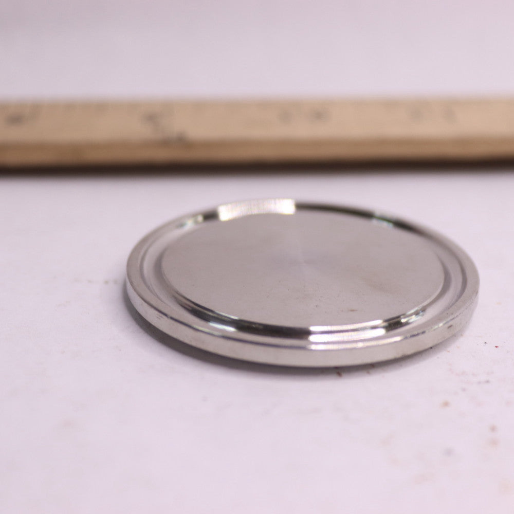 Sanitary End Cap Fits Tri-Clamp Ferrule Flange 304 Stainless Steel