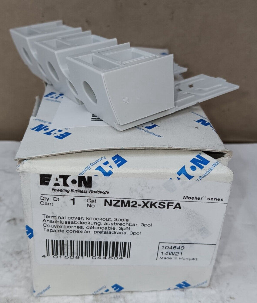 NEW EATON NZM2-XKSFA TERMINAL COVER KNOCKOUT 3-POLE