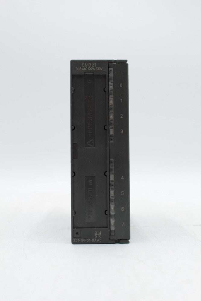 Siemens 6ES7 321-1FF01-0AA0 Simatic S7 Digital Input Module (Broken Din Mount)