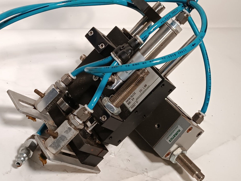 Numatics AR025A1AZC1B Pneumatic Cylinder Assembly w/ SH07501TB1ZCSC Linear Slide