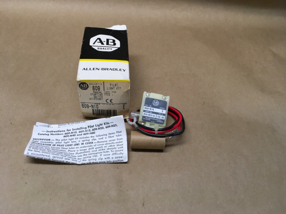 Allen Bradley 609-N10 Pilot Light Kit, Series E, 120 Volt (KB)
