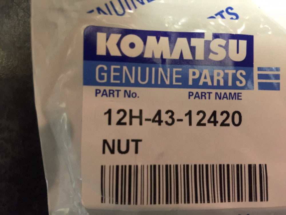 12H-43-12420 Komatsu Nut (NEW)
