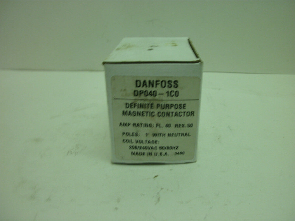 DANFOSS DP040-1C0 DEFINITE PURPOSE MAGNETIC CONTACTOR 1 POLE RES.50 NEW IN BOX
