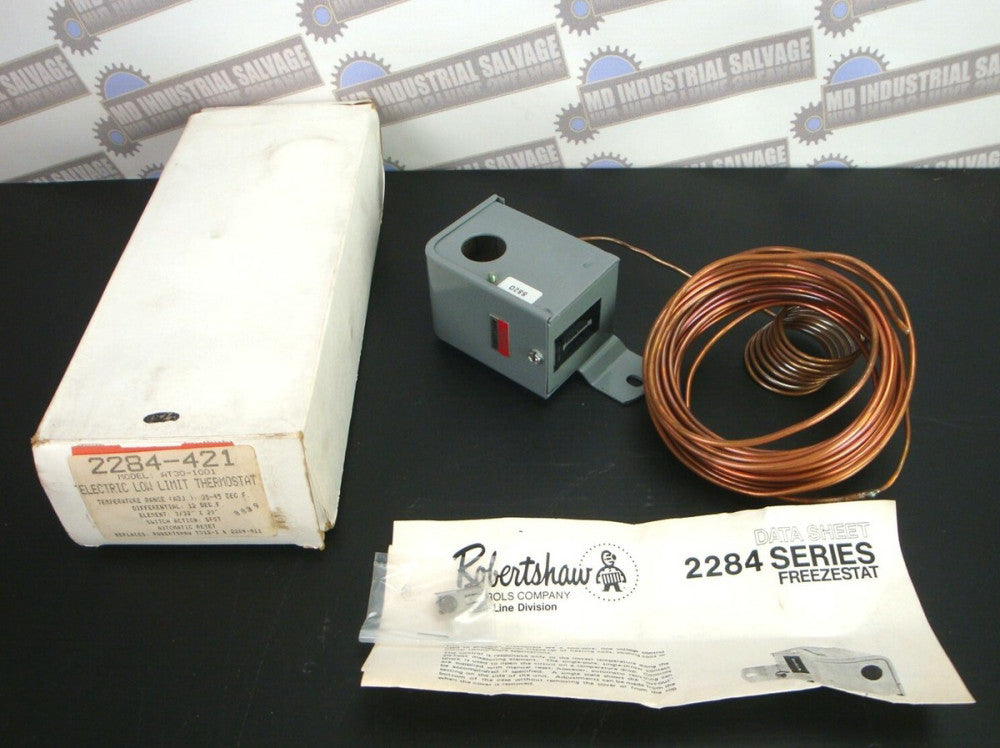 Robertshaw TC-51X1, 2284, T312-1, 2284-421, AT30-1001 Low LIMIT THERMOSTAT 