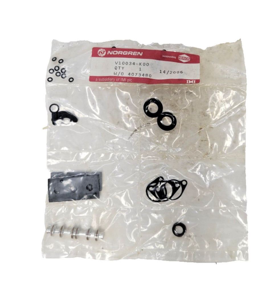 NORGREN NUGGET 40 VALVE REPAIR KIT V10034-K00 W/O 4073480 14/2006