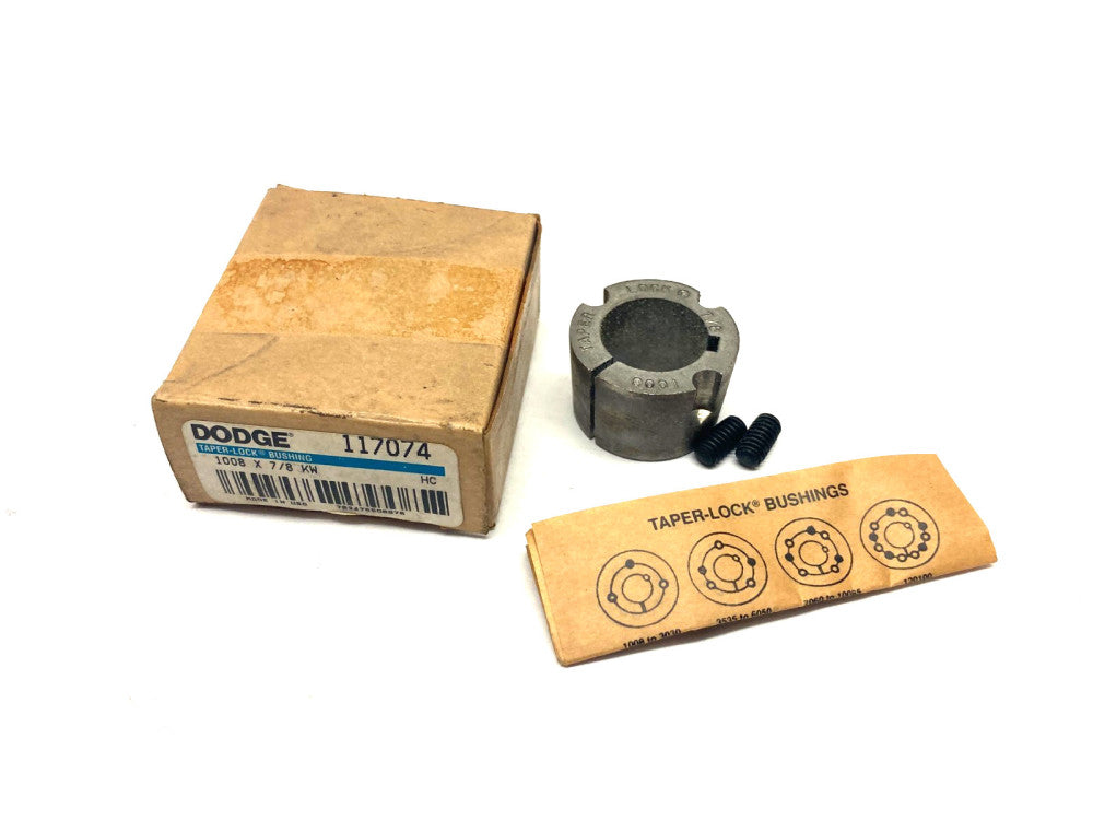 Dodge 117074 Taper-Lock Bushing 1008 x 7/8 KW
