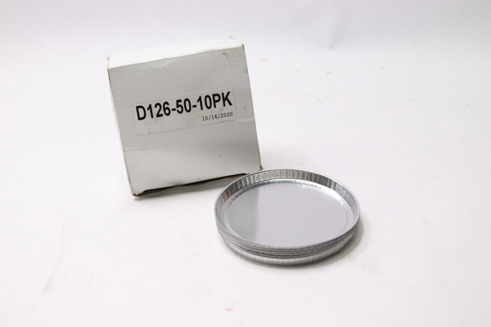 (10 PK) Eagle Thermoplastic Weighing Dish Aluminum 5/16" D126-50-10PK