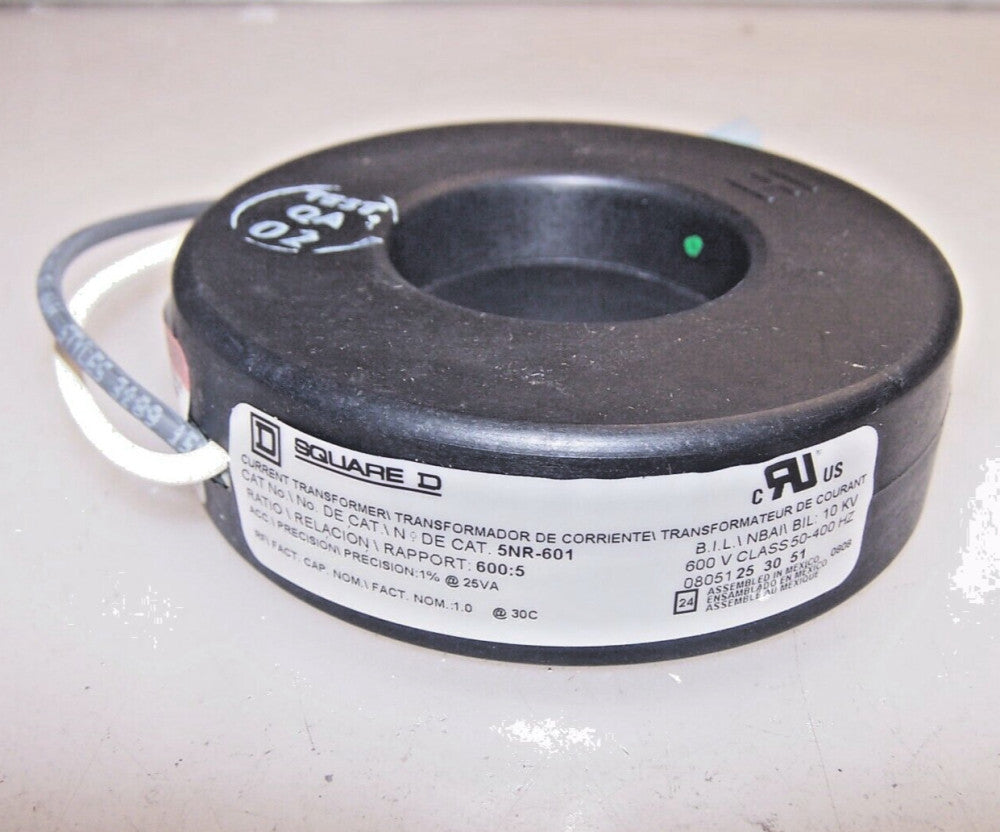 NEW SQUARE D ALTIVAR 66 CURRENT SENSOR 600:5 RATIO  5NR-601