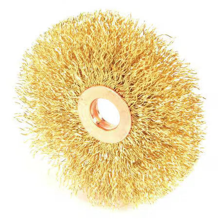 Weiler 93831 Crimped Wire Wheel Wire Brush, Arbor, 3"